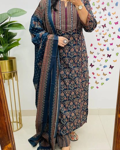 Premium Azrak Cotton Suit